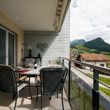 Apartment Panoramablick Amden Esterno foto